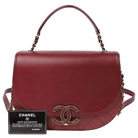 Chanel Borsa a tracolla Coco Curve Rosso