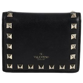 Valentino Rockstud Wallet Black