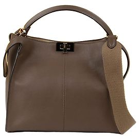 Fendi Sac à main Peekaboo X-Light Medium Tote Marron