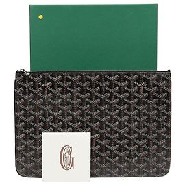 Goyard Sena MM Clutch Black