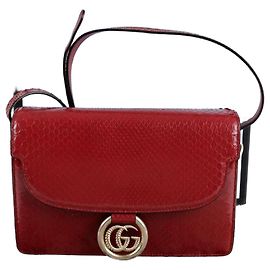 Gucci Borsa a tracolla GG Ring Tortue Rosso