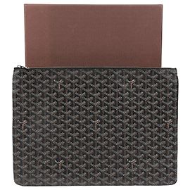 Goyard Sena GM Size Clutch Black
