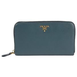 Prada Cartera Larga Azul