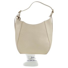 Burberry Chess Medium Tote Shoulder Bag White