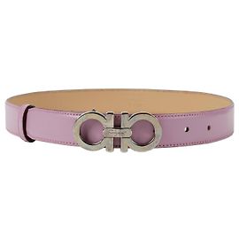 Salvatore Ferragamo Gancini Gürtel Größe XS Pink
