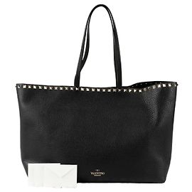 Valentino Borsa Tote Rockstud Nero
