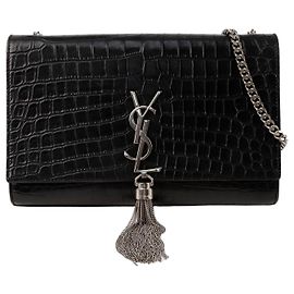 Saint Laurent Kate Medium Shoulder Crossbody Bag Black
