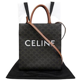 Céline Cabas Small Tote Shoulder Bag White