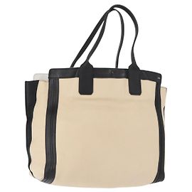Chloé Chloe Alison East West Tote Leather Medium Beige