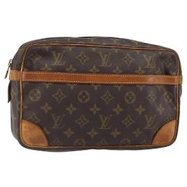 LOUIS VUITTON Clutch Compiegne 28 M51845 LV Auth 161391 Monogramm