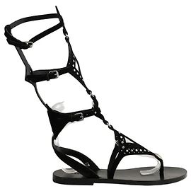 Isabel Marant Sandali in pelle neri Nero