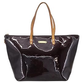Sac à main Bellevue Monogram Vernis GM de Louis Vuitton Violet