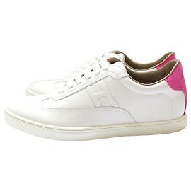 Baskets Quicker Hermès Blanc