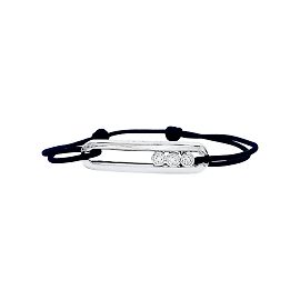 Bracciale Messika, "Messika Care(s)", oro bianco e diamanti. Altro