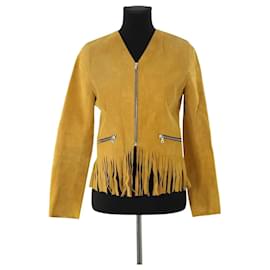 Chaqueta Sandro de ante camel Camello
