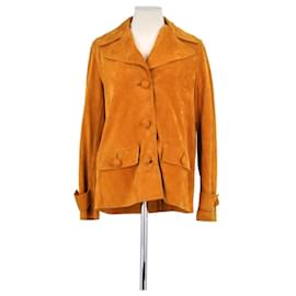 Tory Burch Camel leather jacket Camel