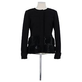 Tory Burch Giacca di lana nera Nero