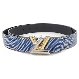 Cinturón Louis Vuitton Santur Twist M9050 Azul