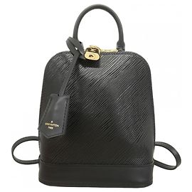 Louis Vuitton Epi Alma Backpack M25103 Noir Black