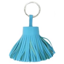 Hermès Hermes Carmen Key Ring in Bleu Azteque Blue