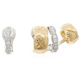 Boucles d'oreilles Chanel Coco Crush Doré
