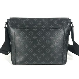 Borsa Messenger Explorer PM Monogram Eclipse Louis Vuitton Nero Monogramma