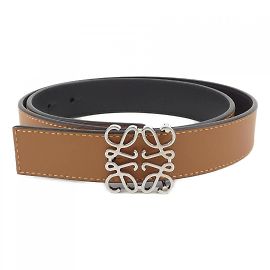 Cinto Padrão Loewe 832329 Marrom Preto