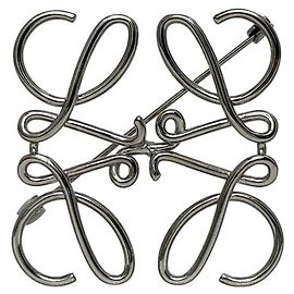 Spilla Anagramma Argento LOEWE Argento