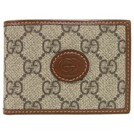 Gucci Interlocking G Beige Bifold Wallet Beige