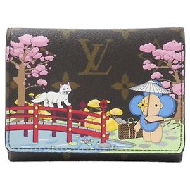Cartera Victorine Vivienne Holiday Monogram Louis Vuitton Castaño