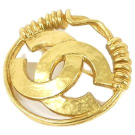 Chanel Goldene Brosche Golden