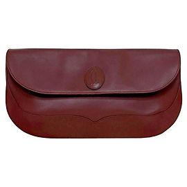 Bolso Must Clutch de Cartier en Burdeos Burdeos