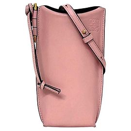 Borsa Loewe Gate in pelle rosa Rosa