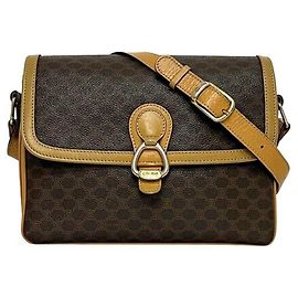 Céline Bolsa transversal Celine Macadam marrom Marrom