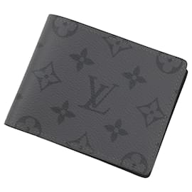 Louis Vuitton Monogram Eclipse Bi-fold Wallet Black