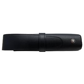 NUOVO ASTUCCIO MONTBLANC WESTSIDE 4810 PER 1 PORTA-PENNA IN PELLE NERA Nero
