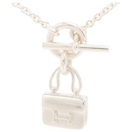 Collar Amulettes Constance de plata esterlina Hermès Plata Metálico