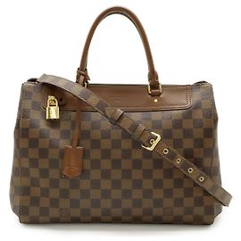 Louis Vuitton Greenwich Damier 2way Bag Brown