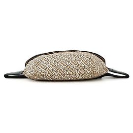 Bolsa de cinto em nylon monograma Tb da Burberry Marrom