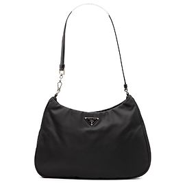 Borsa a Spalla Prada Tessuto Cleo Nero