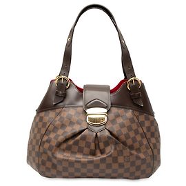 Louis Vuitton Damier Ébène Sistina GM Marrom