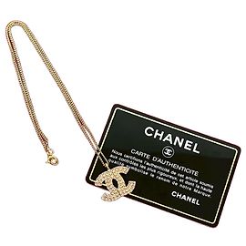 Collar Coco Mark de Chanel Dorado Metálico