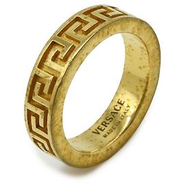 Anillo Greca Dorado Versace Dorado Metálico