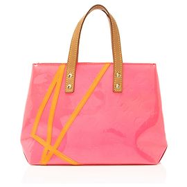 Bolso tote Reade PM Monogram Vernis Fluo edición limitada Louis Vuitton Naranja