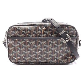 Goyard Cap Vert PM Shoulder Bag PVC Leather Black
