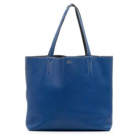 Hermès Clemence Double Sens 36 Bleu