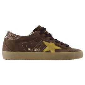 Baskets Super Star - Golden Goose Deluxe Brand - Cuir - Marron Marron