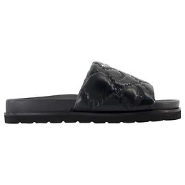 Teddy Bare Vintage Slides - Zadig & Voltaire - Leather - Black Black