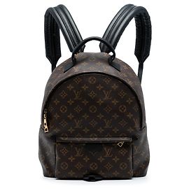 Zaino Palm Springs Mm Monogramma Louis Vuitton Marrone