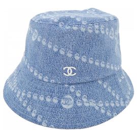 Cappello di cotone Chanel Blu